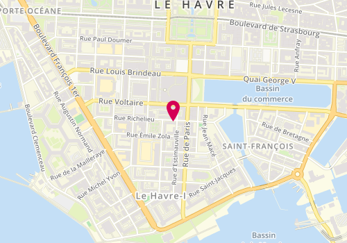 Plan de LEJEUNE Emmanuel, 90 Rue Richelieu, 76600 Le Havre