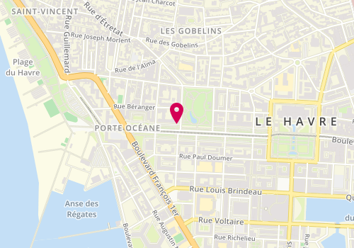 Plan de DRONY Eléonore, 65 Avenue Foch, 76600 Le Havre