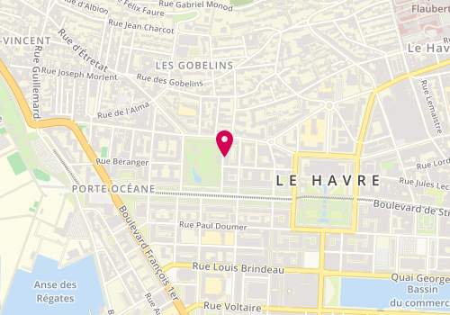 Plan de PATIN Thomas, 30 Rue Raoul Dufy, 76600 Le Havre