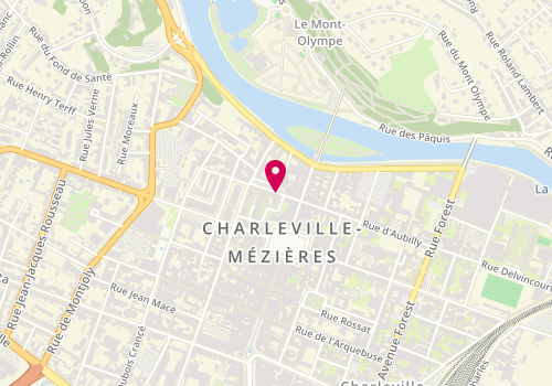 Plan de TOUSSAINT Clément, 7 Rue Baron Quinart, 08000 Charleville-Mézières