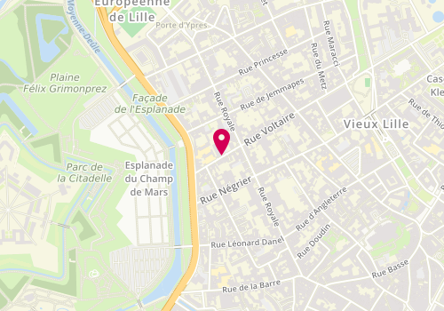 Plan de BEURARD Bérénice, 2 Rue Lieutenant Colpin, 59800 Lille