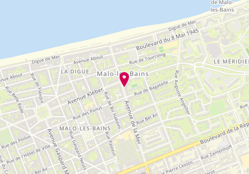 Plan de LESTOQUOY Maxime, 59 Avenue de la Mer, 59240 Dunkerque